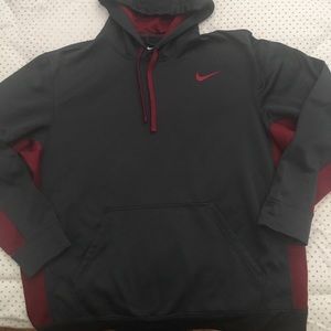 Nike Hoodie Red and Gray Men’s Sweatshirt XL